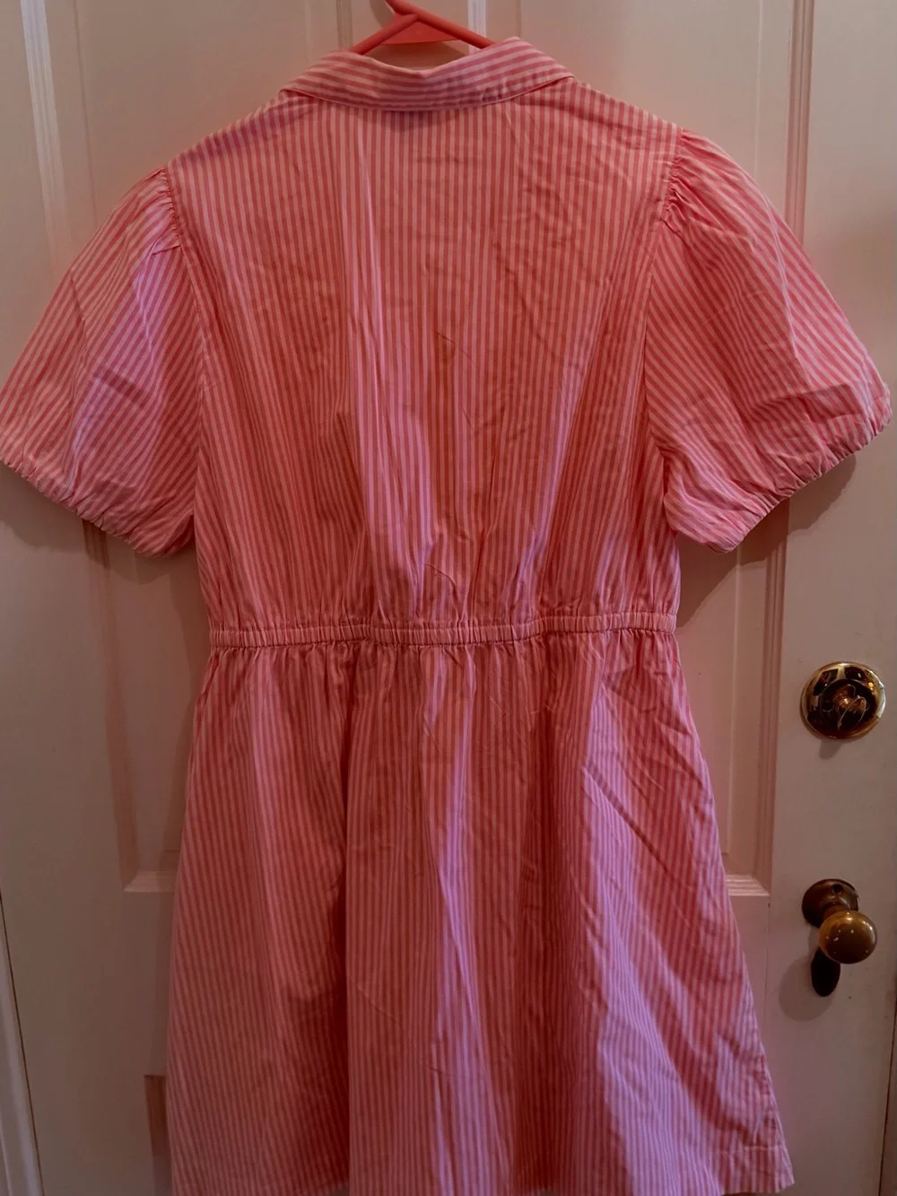 J. Crew Pink Striped Dress